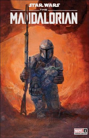 Star Wars: The Mandalorian issue 1-Q Adi Granov Frankie's Comics/Golden Apple Cover