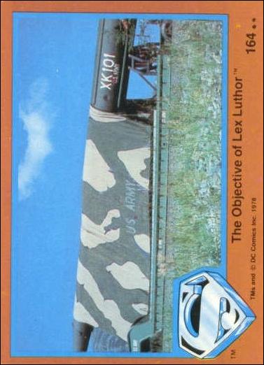 Superman (Movie) Series 2 (Base Set) card 164 The Objective of Lex Luthor
