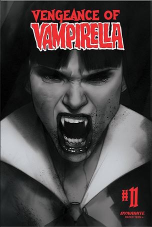 Vengeance of Vampirella (2019) issue 11-L Ben Oliver 1:30 Black & White Cover