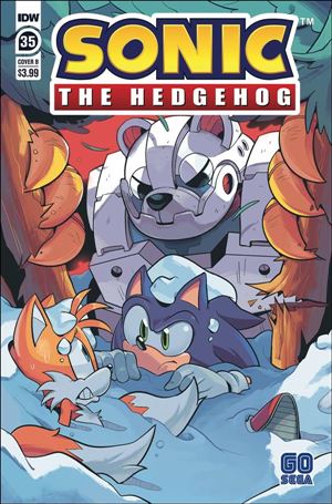 Sonic the Hedgehog (2018) issue 35-B Thomas Rothlisberger Cover