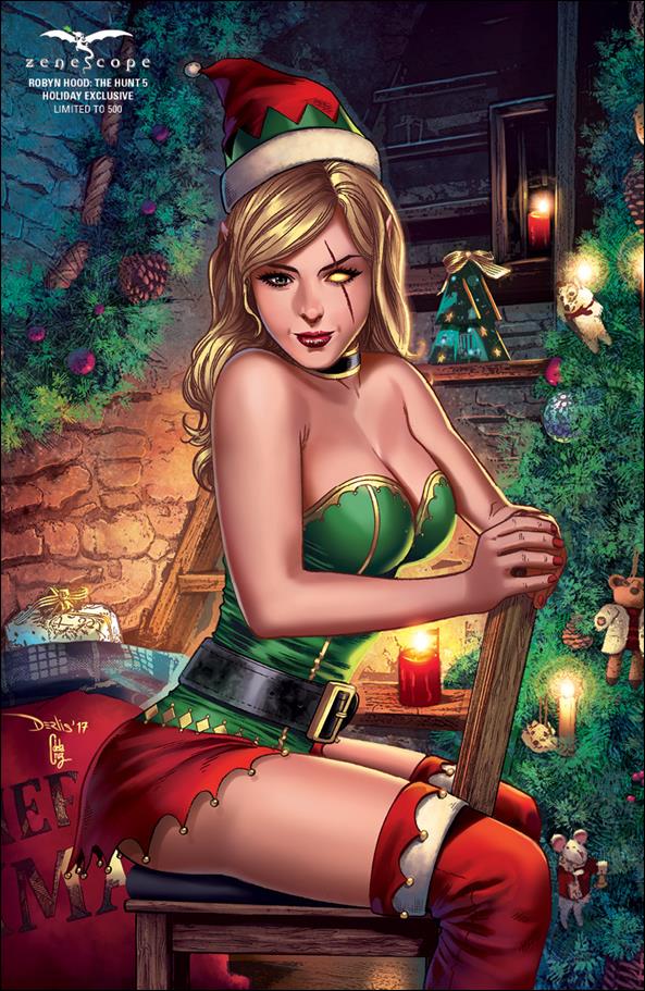 Robyn Hood: The Hunt issue 5-F Derlis Santacruz Holiday Exclusive Cover 1/500