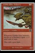 Magic the Gathering: 6th Edition (Base Set) card 183 Goblin Elite Infantry
