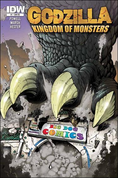 Godzilla: Kingdom of Monsters issue 1-MJ Big Dog Comics Cover 1/500