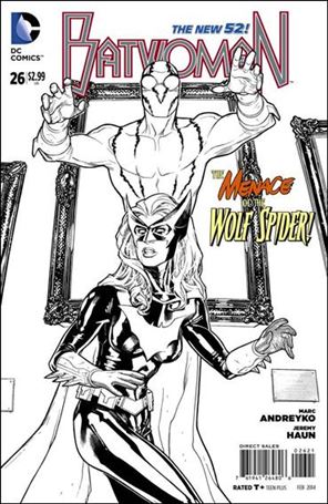 Batwoman (2011) issue 26-B 1:25 Black and White Cover