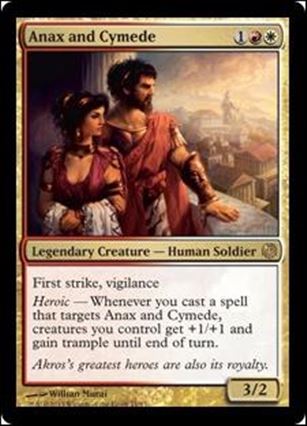 Magic the Gathering: Duel Decks: Heroes vs. Monsters (Base Set) card 11 Anax and Cymede