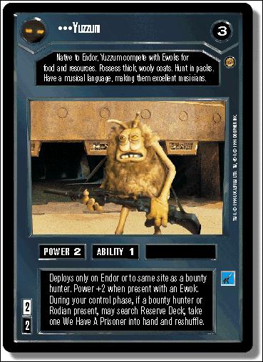 Star Wars: Jabba's Palace Limited (Base Set) card 45 Yuzzum