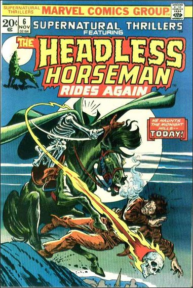 Supernatural Thrillers 6-A by Marvel