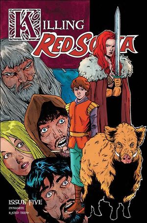 Killing Red Sonja issue 5-B Brent Peeples Cover