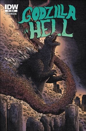 Godzilla in Hell issue 1-D 70th Anniversary Foil Classics James Stokoe Cover