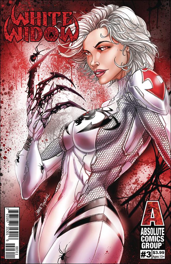 White Widow issue 3-P Jamie Tyndall Red Foil Cover