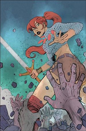 Immortal Red Sonja issue 10-I Drew Moss 1:25 Virgin Cover