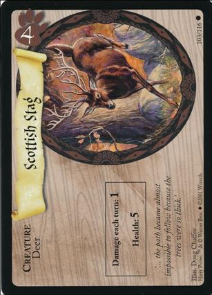 Harry Potter (Base Set) card 103 Scottish Stag