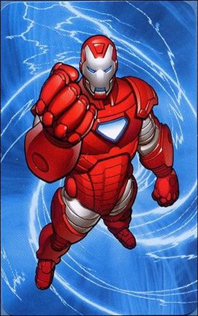Marvel Universe: Series 1 (Promo) card 033 Iron Man (Silver Centurion Armor)