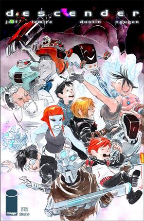 Descender issue 32-B Dustin Nguyen Group Cover