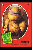 Teenage Mutant Ninja Turtles Movie (Sticker Subset) card 10 Donatello