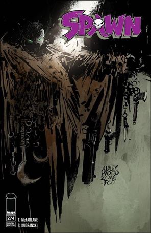 Spawn issue 274 Ashley Wood Color Cover