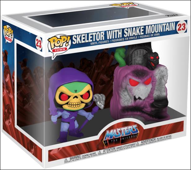 POP! Town figure 23 Skeletor with Snake Mountain