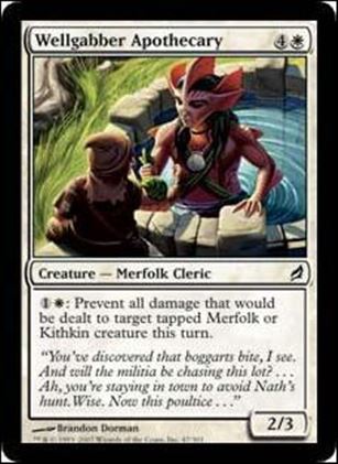 Magic the Gathering: Lorwyn  card 47-Z-INVALID Wellgabber Apothecary