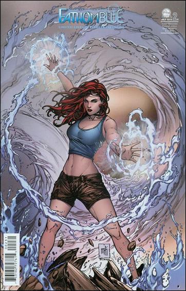 Michael Turner's Fathom Blue issue 2-C Mike Krome 1:XX Cover