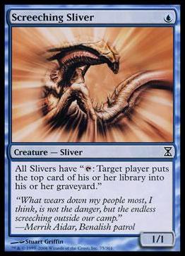 Magic the Gathering: Time Spiral (Base Set) card 75 Screeching Sliver