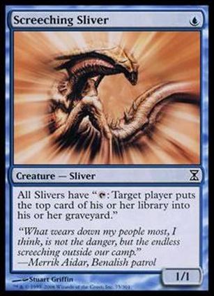 Magic the Gathering: Time Spiral (Base Set) card 75 Screeching Sliver