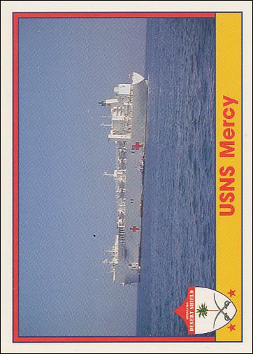 Operation Desert Shield (Base Set) card 53 USNS Mercy
