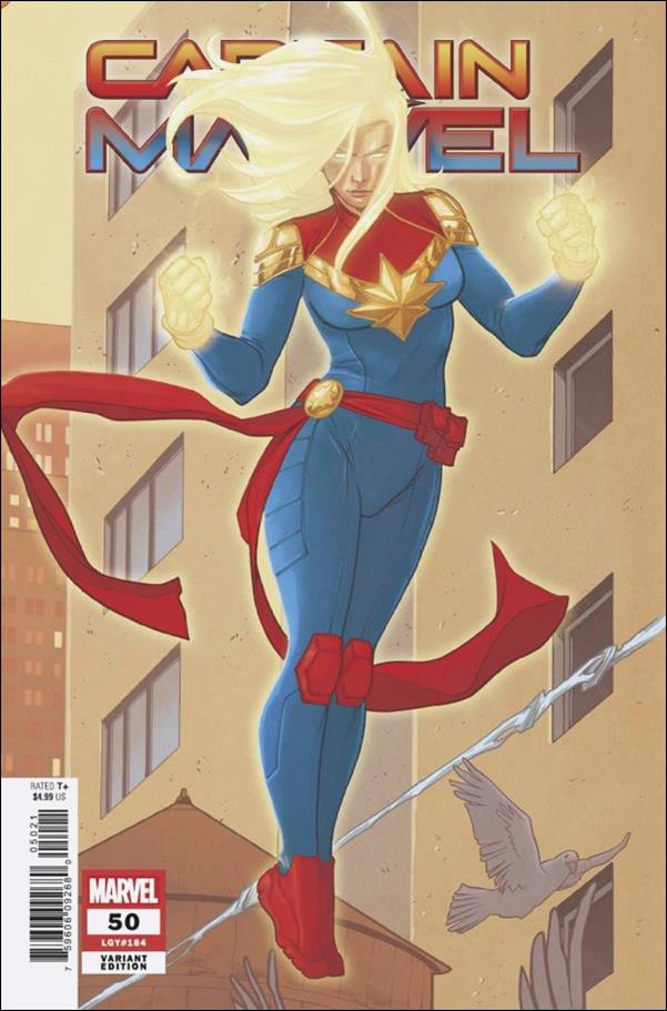 Captain Marvel (2019) issue 50-B Elena Casagrande Women of Marvel Cover