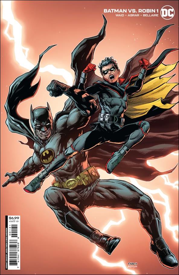 Batman vs Robin issue 1-D Jason Fabok Cardstock Cover