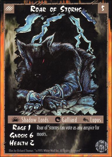 Rage Limited (Base Set) card 218 Roar of Storms 