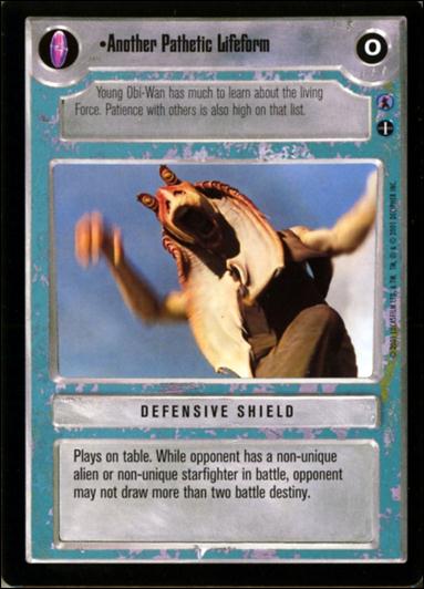 Star Wars: Reflections III (Base Set) card 138 Another Pathetic Lifeform