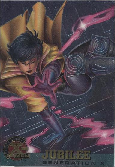 1996 Fleer Ultra X-Men All Chromium (Base Set) card 32 Jubilee
