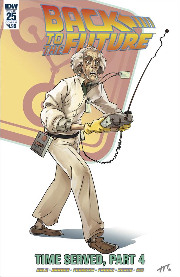 Back to the Future (2015) issue 25-B Xavi Montell Cover