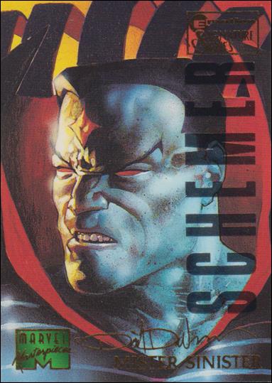1995 Marvel Masterpieces (Multi-Foil E-Motion Parallel Base Set) card 67 Mister Sinister