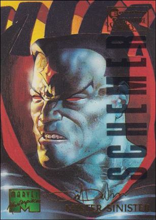 1995 Marvel Masterpieces (Multi-Foil E-Motion Parallel Base Set) card 67 Mister Sinister