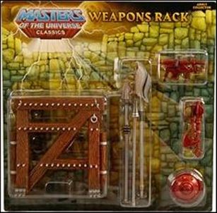 Masters of the Universe Classics (Vehicles and Accessories) figure 5 Weapons Rack