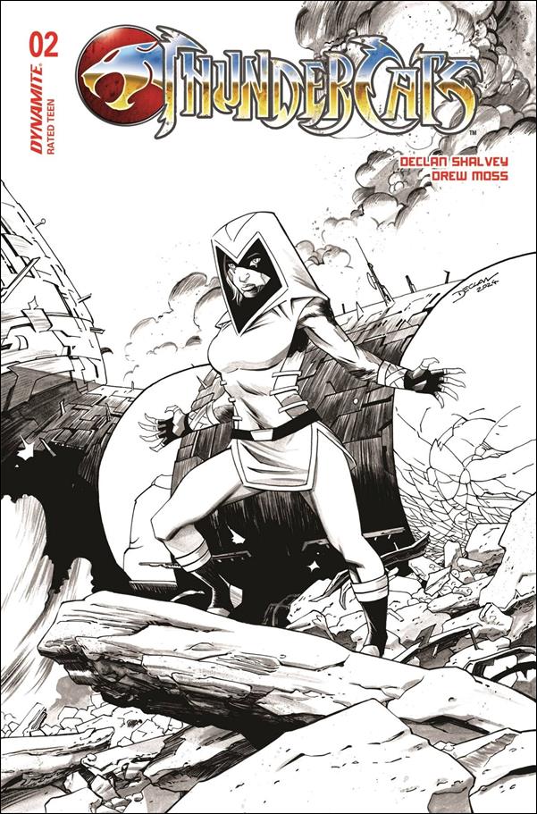 Thundercats (2024) issue 2-Z Declan Shalvey 1:10 B&W Cover