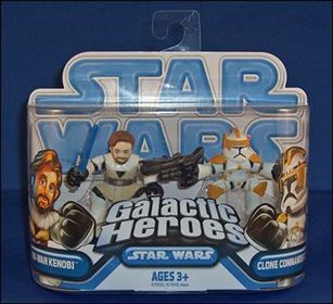 Star Wars: Galactic Heroes figure 70 Obi-Wan Kenobi and Clone Commander Cody