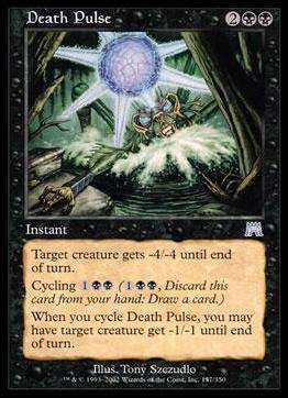 Magic the Gathering: Onslaught (Base Set) card 137 Death Pulse
