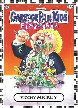 Garbage Pail Kids: Flashback Series 2 (White Border Base Set) card 27a Yicchy Mickey