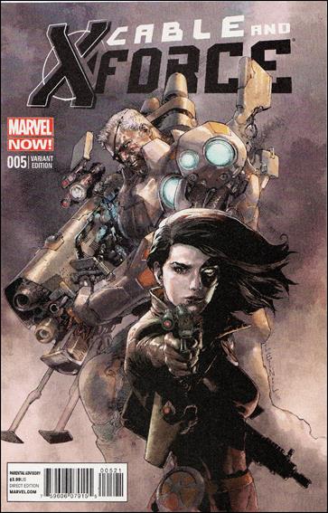 Cable and X-Force issue 5-B Leinil Francis Yu 1:50 Cover