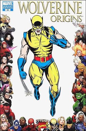 Wolverine: Origins issue 39-B Herb Trimpe 1:10 70th Frame Cover