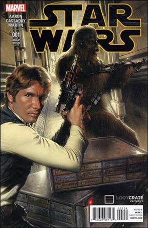 Star Wars (2015) issue 1-YE Polybagged Gabriele Dell'Otto Loot Crate Cover 