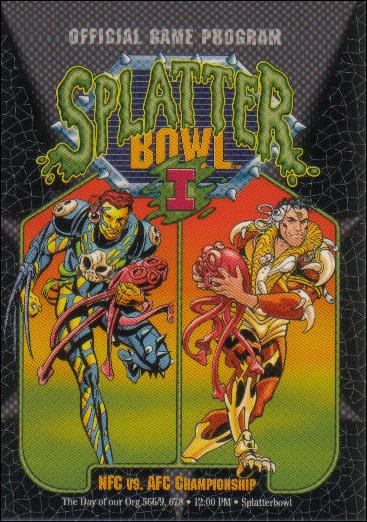 Splatter Bowl I Preview (Base Set) card 1 Official Game Program