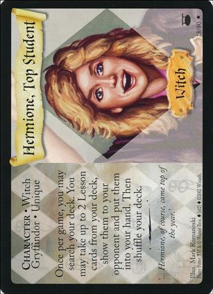 Harry Potter: Diagon Alley (Base Set) card 18 Hermione, Top Student