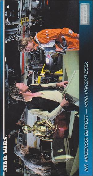 Star Wars Widevision (Base Set) card 85 Int. Massassi Outpost - Main Hangar Deck