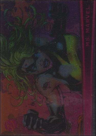 Marvel Dangerous Divas (Parallel Foil Base Set) card 9 Ms. Marvel