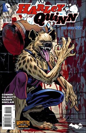 Harley Quinn (2014) issue 11-B Yanick Paquette Monsters of the Month Cover