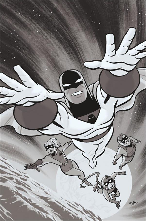 Space Ghost (2024) issue 2-Q Michael Cho Black and White Virgin 1:30 Cover
