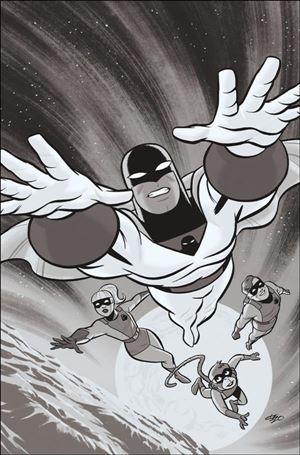 Space Ghost (2024) issue 2-Q Michael Cho Black and White Virgin 1:30 Cover