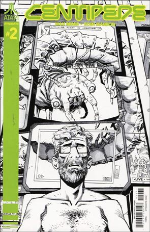 Centipede (2017) issue 2-E Eoin Marron Black and White 1:20 Cover